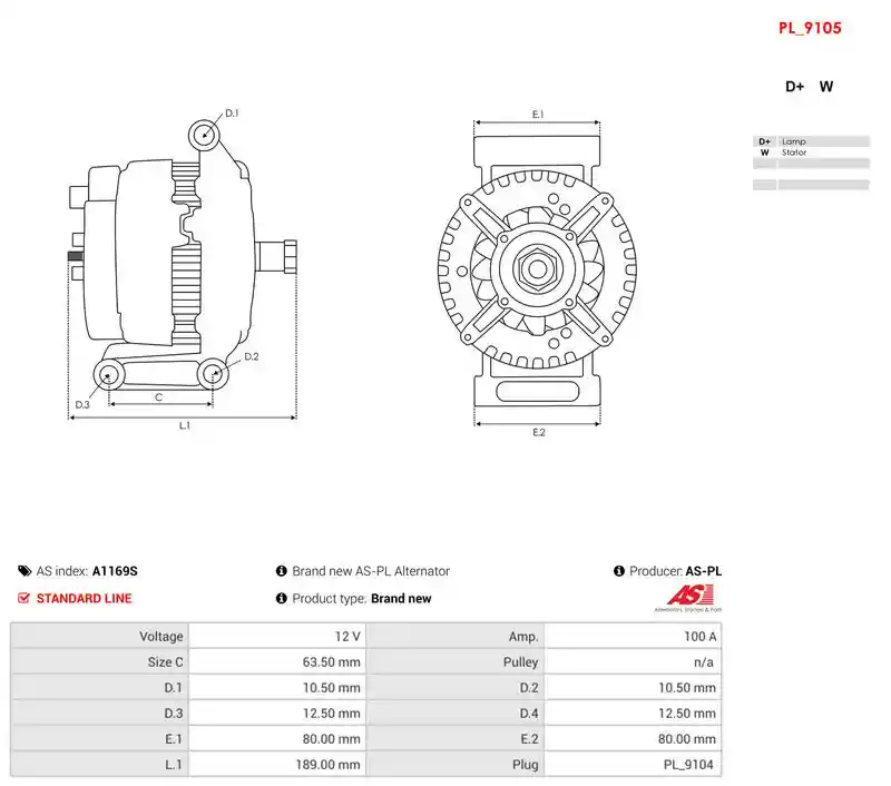AS-PL A1169S