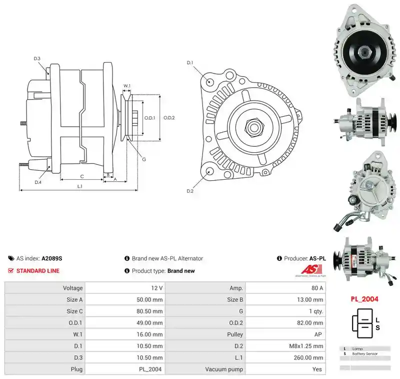 AS-PL A2089S