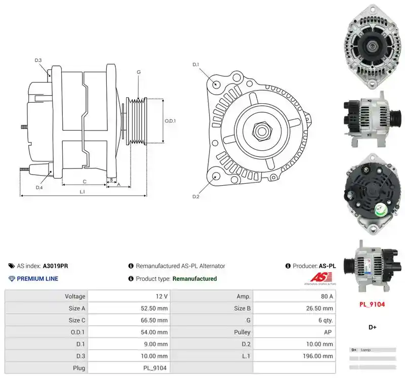 AS-PL A3019PR