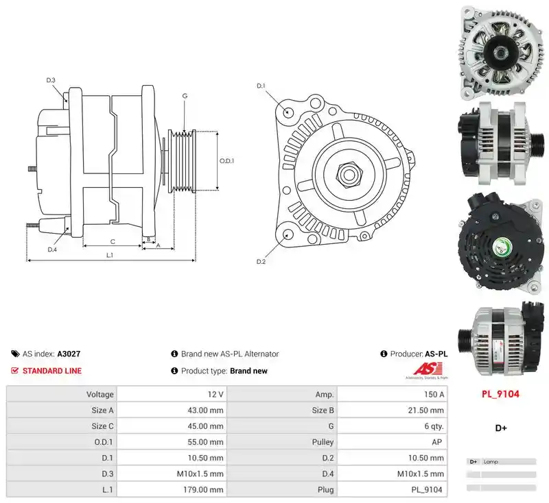 AS-PL A3027 AS-PL A3027