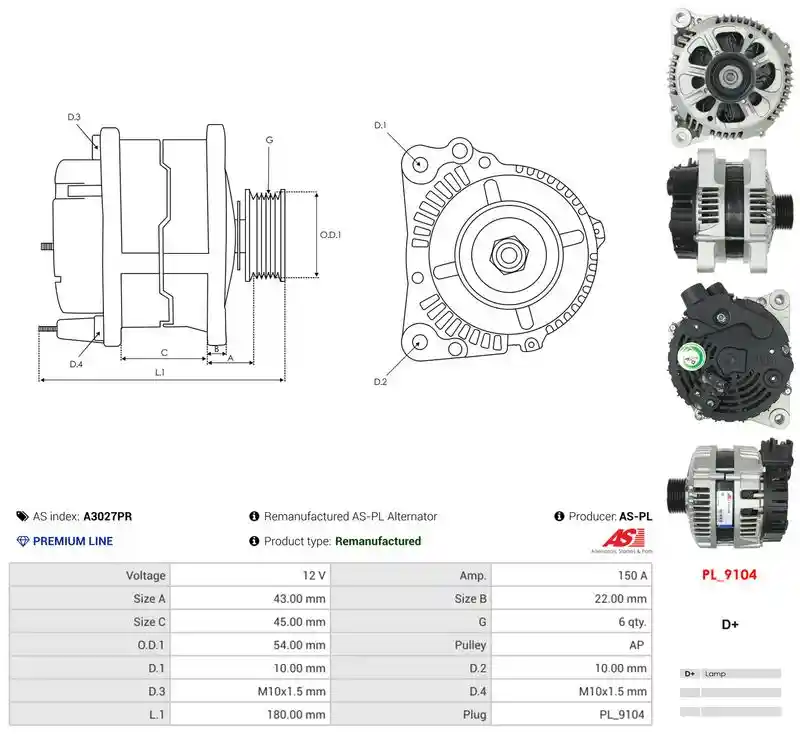 AS-PL A3027PR AS-PL A3027PR