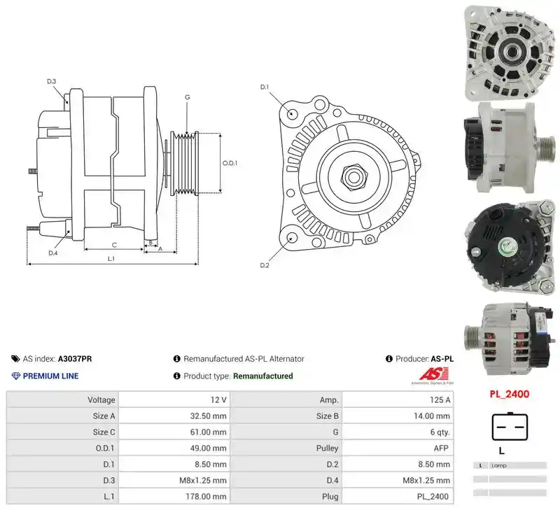 AS-PL A3037PR AS-PL A3037PR