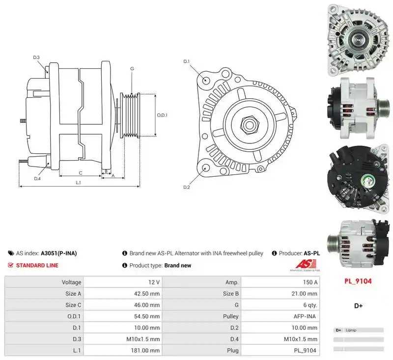 AS-PL A3051(P-INA) AS-PL A3051(P-INA)