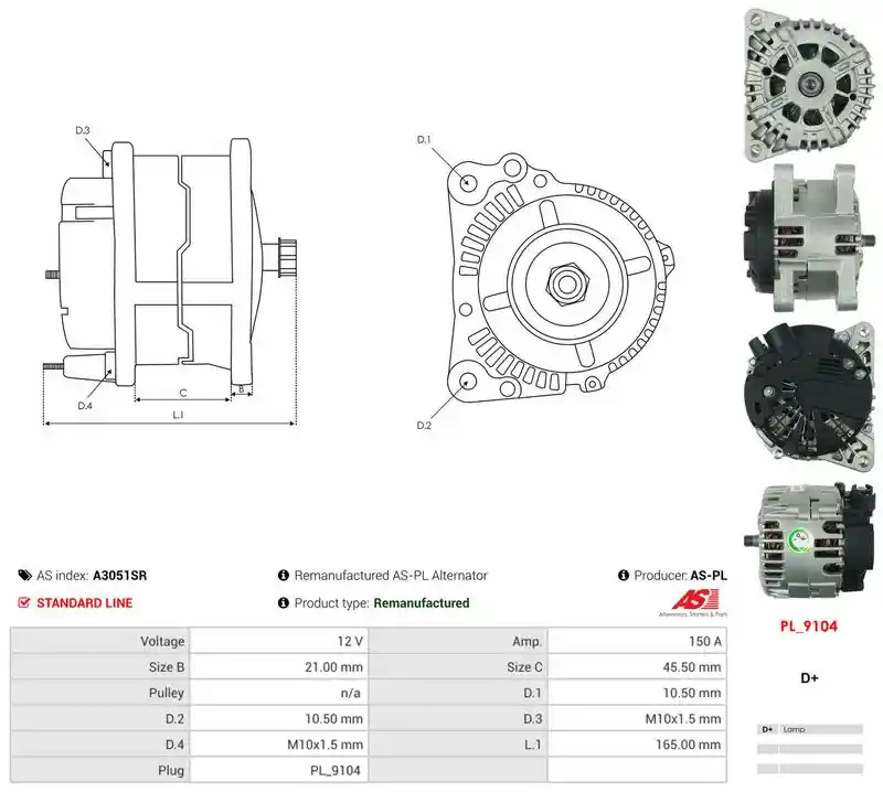 AS-PL A3051SR AS-PL A3051SR