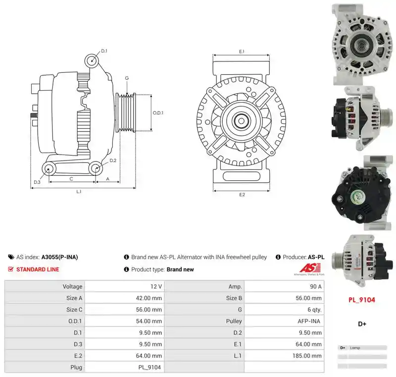 AS-PL A3055(P-INA) AS-PL A3055(P-INA)