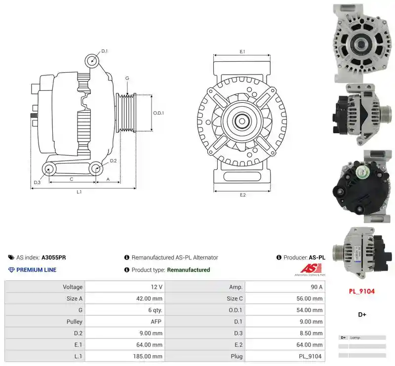 AS-PL A3055PR AS-PL A3055PR