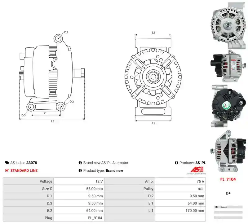 AS-PL A3078 AS-PL A3078