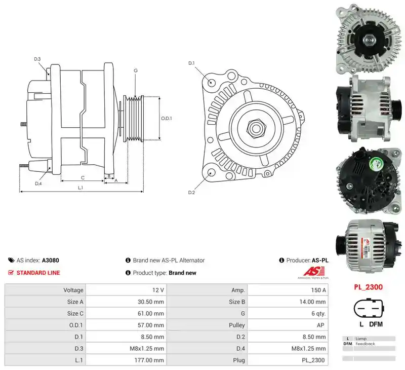 AS-PL A3080