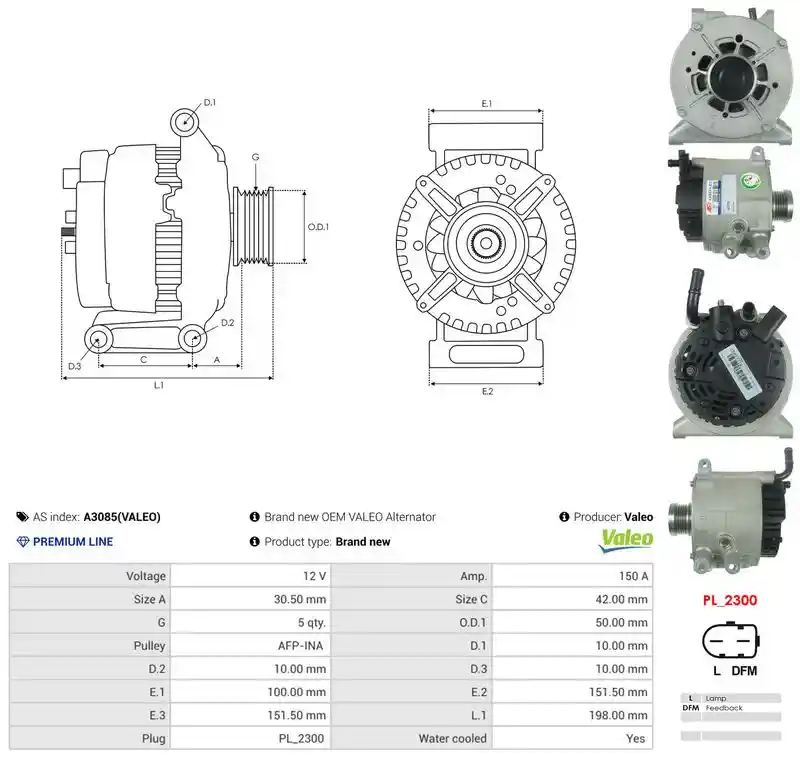 AS-PL A3085(VALEO)