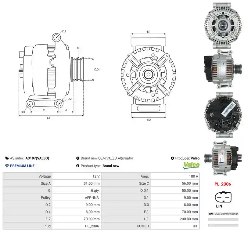AS-PL A3107(VALEO)