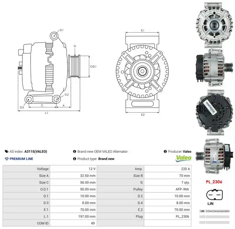 AS-PL A3115(VALEO)