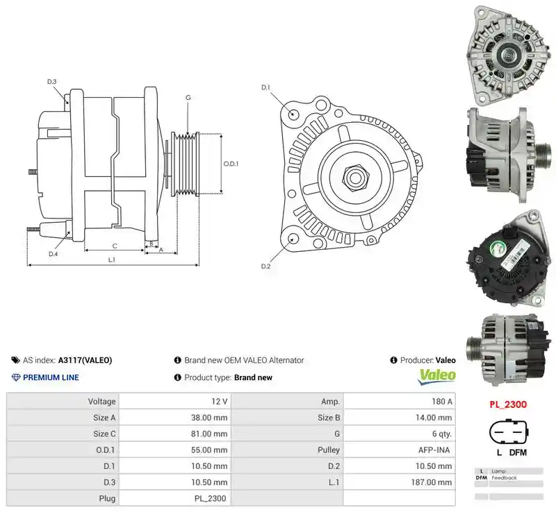 AS-PL A3117(VALEO)
