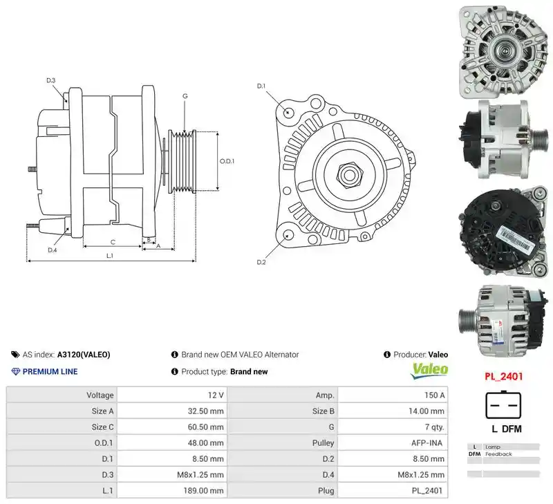 AS-PL A3120(VALEO)