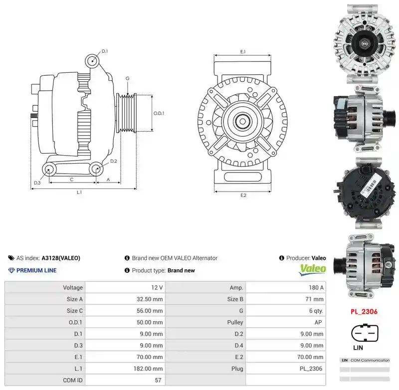 AS-PL A3128(VALEO)