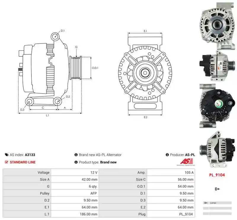 AS-PL A3133 AS-PL A3133