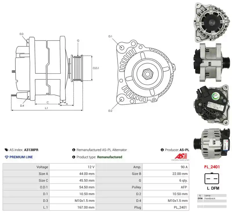 AS-PL A3138PR AS-PL A3138PR
