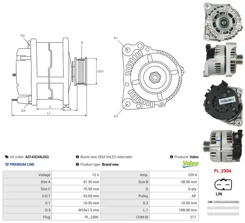 AS-PL A3143(VALEO)