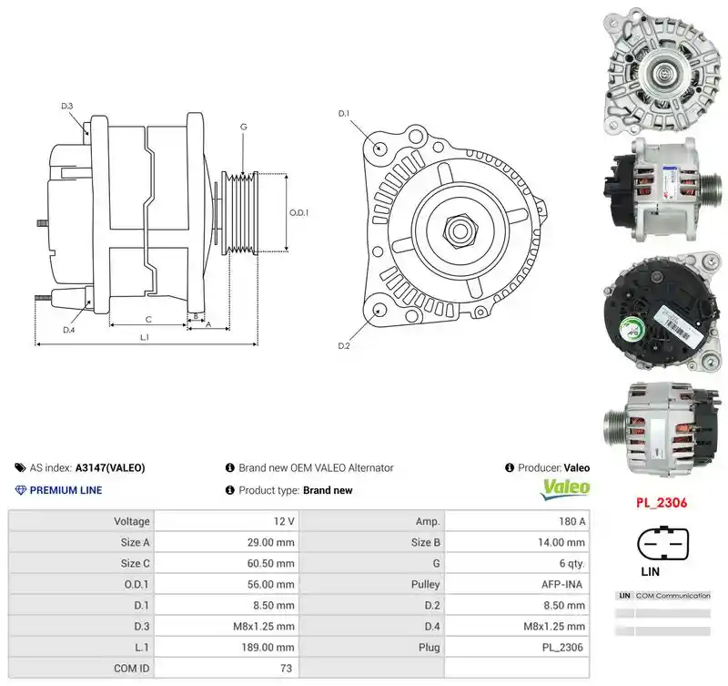 AS-PL A3147(VALEO)