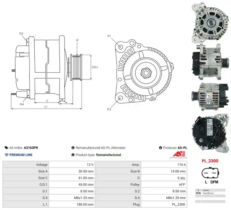 AS-PL A3163PR