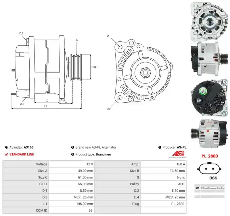AS-PL A3166 AS-PL A3166