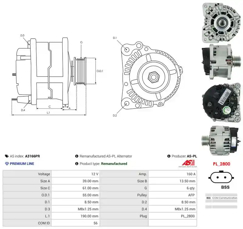 AS-PL A3166PR AS-PL A3166PR