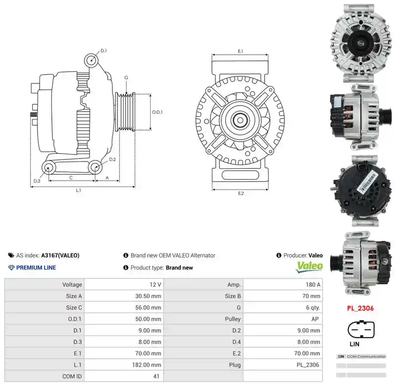 AS-PL A3167(VALEO)