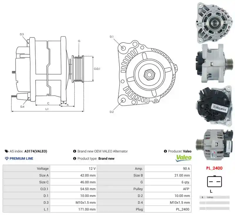 AS-PL A3174(VALEO)