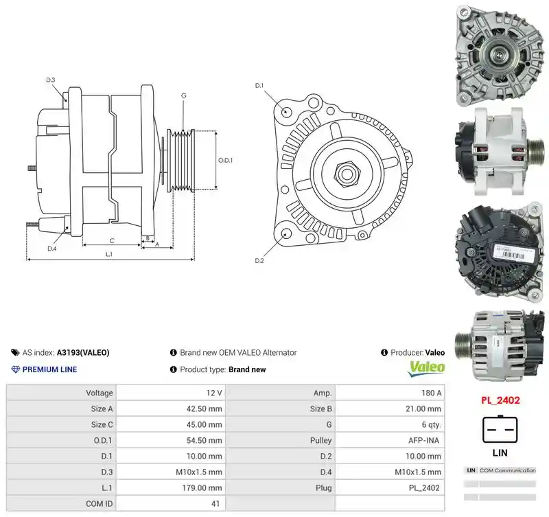 AS-PL A3193(VALEO)