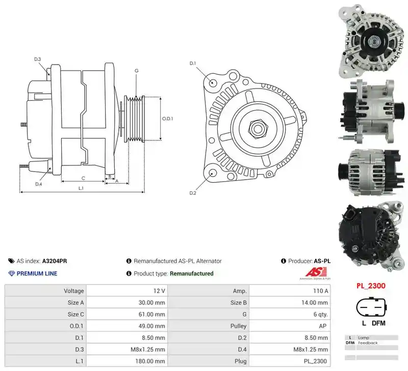 AS-PL A3204PR