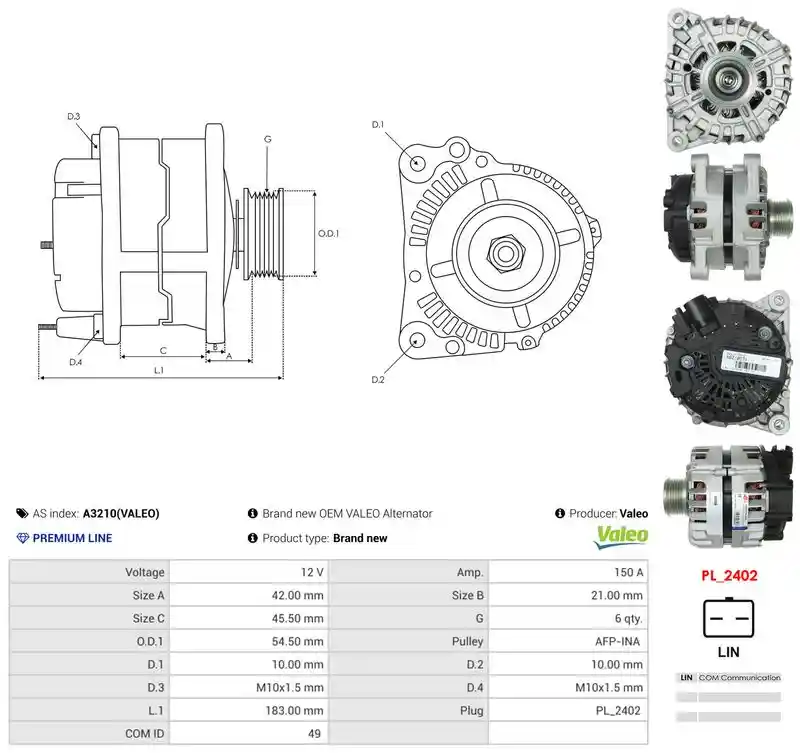 AS-PL A3210(VALEO)