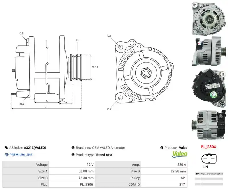 AS-PL A3213(VALEO)