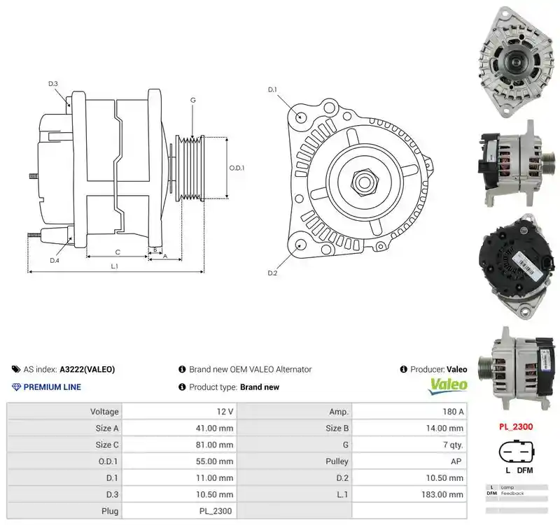 AS-PL A3222(VALEO)