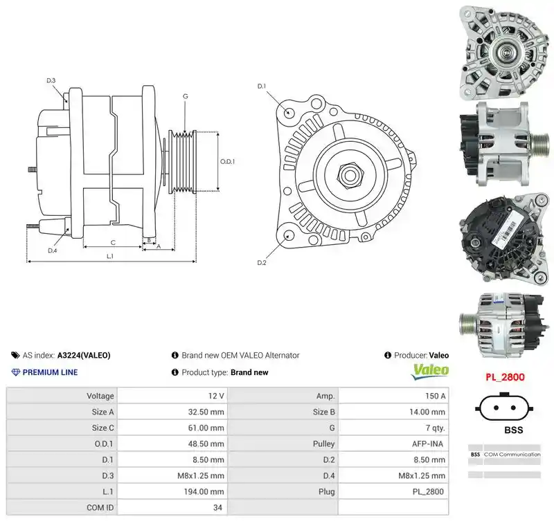 AS-PL A3224(VALEO)