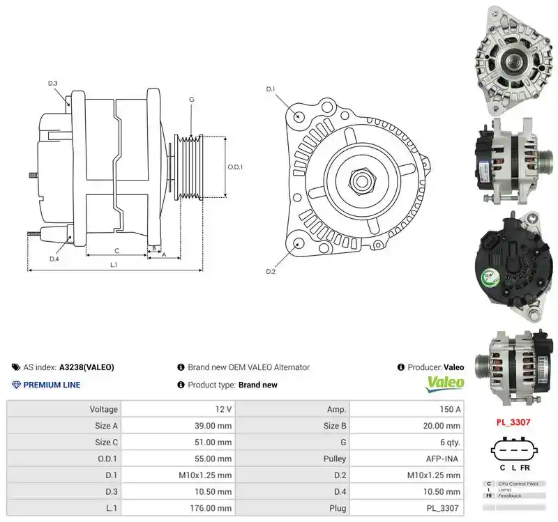 AS-PL A3238(VALEO) AS-PL A3238(VALEO)
