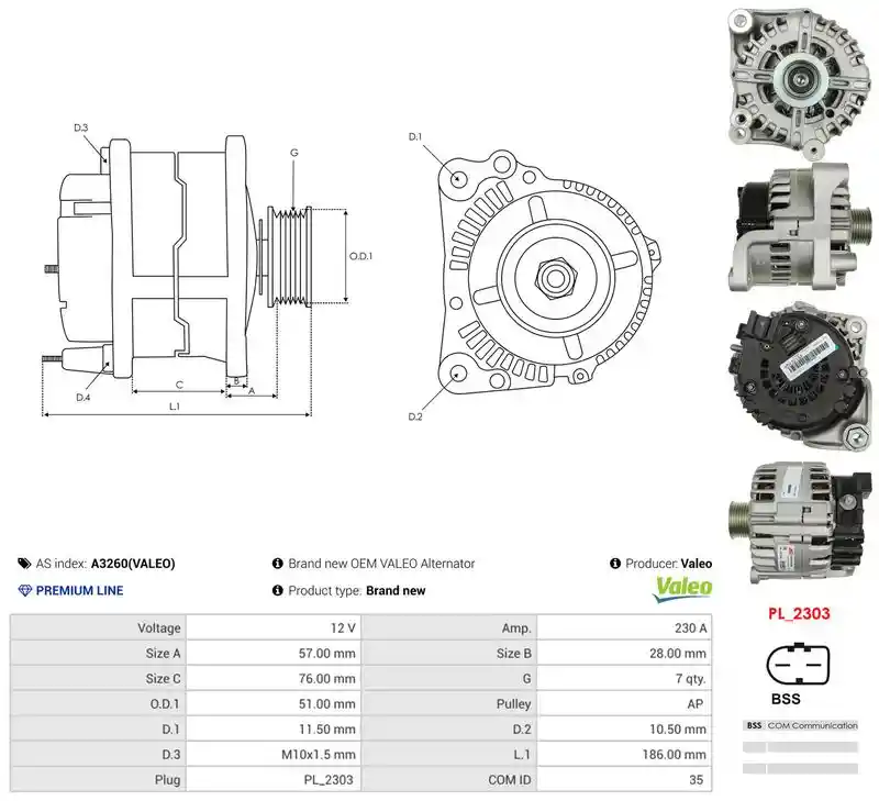 AS-PL A3260(VALEO)