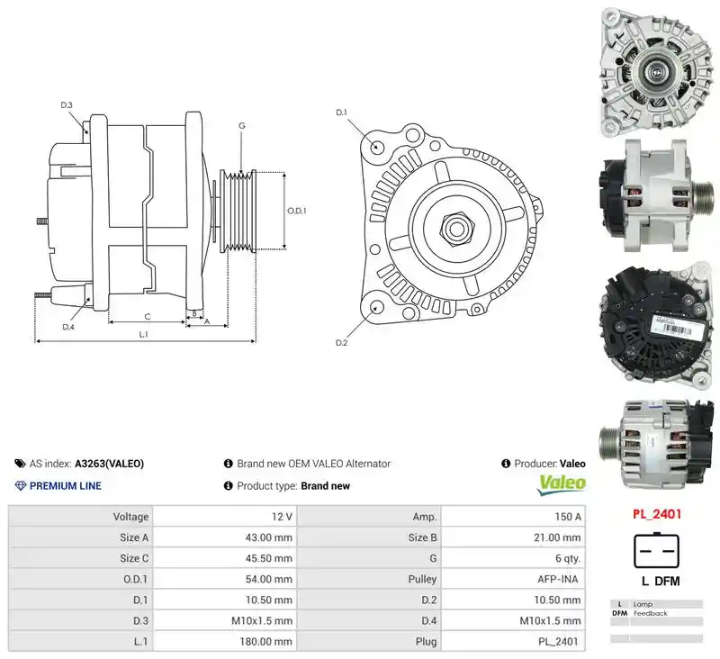 AS-PL A3263(VALEO) AS-PL A3263(VALEO)