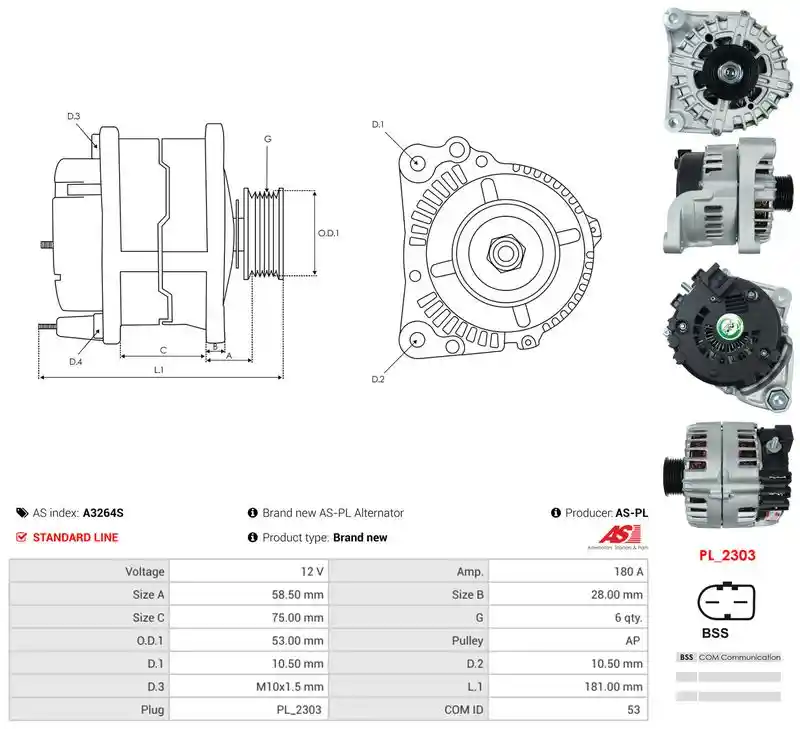 AS-PL A3264S