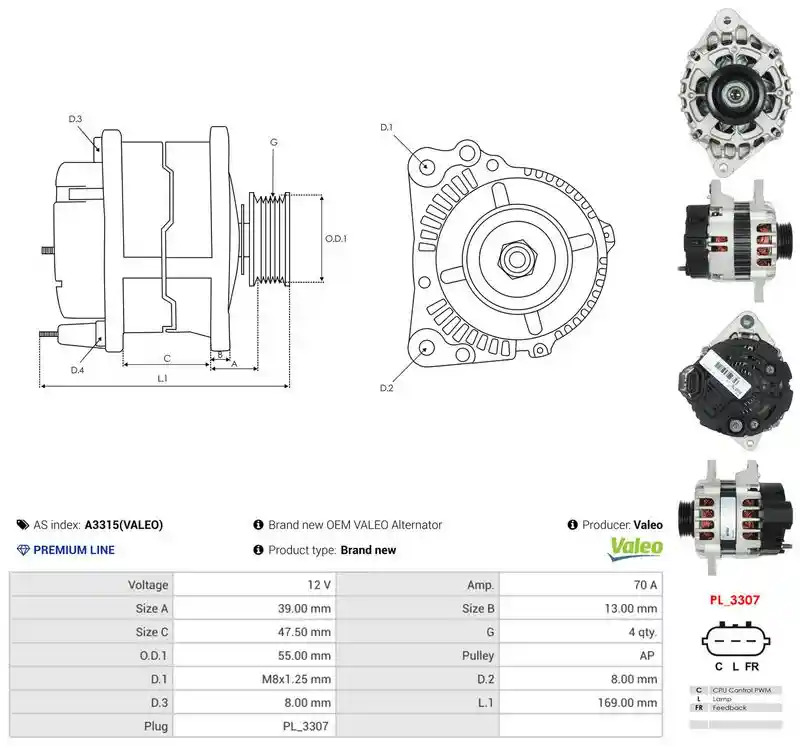 AS-PL A3315(VALEO)