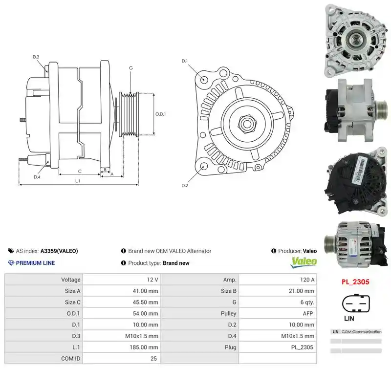 AS-PL A3359(VALEO)