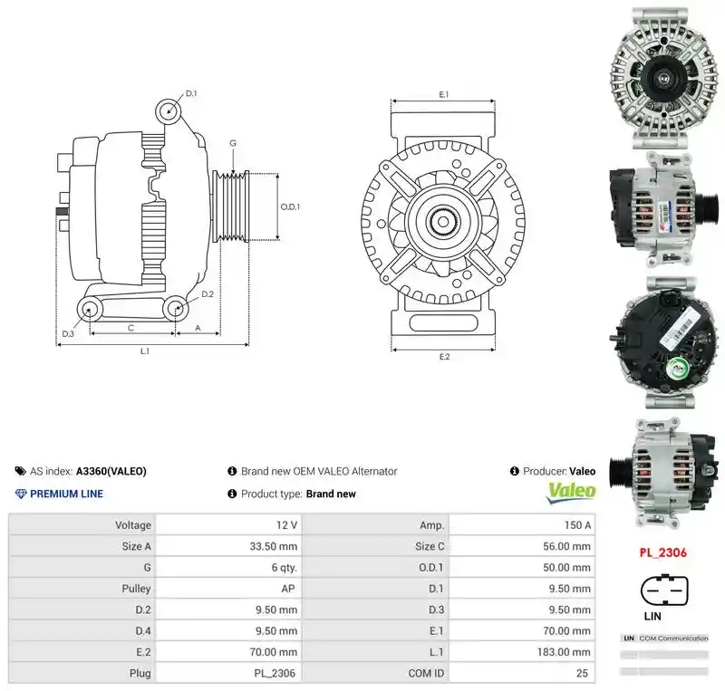 AS-PL A3360(VALEO)