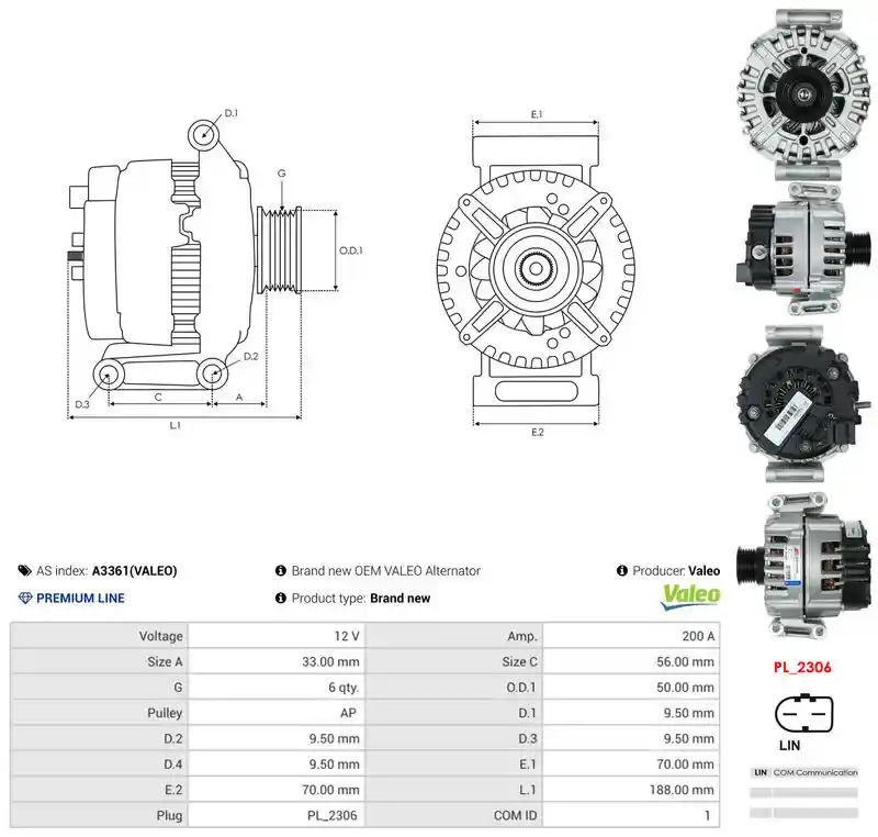 AS-PL A3361(VALEO)