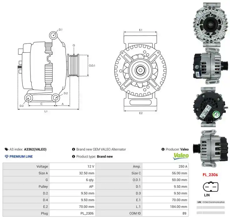 AS-PL A3362(VALEO)