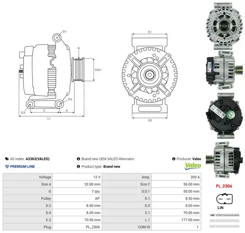 AS-PL A3363(VALEO)