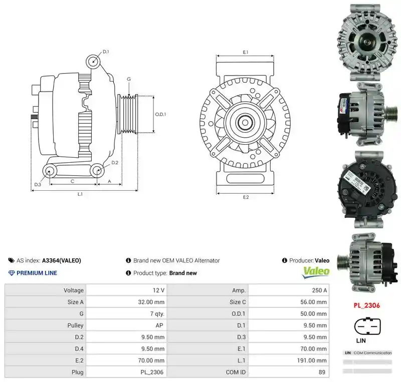 AS-PL A3364(VALEO)