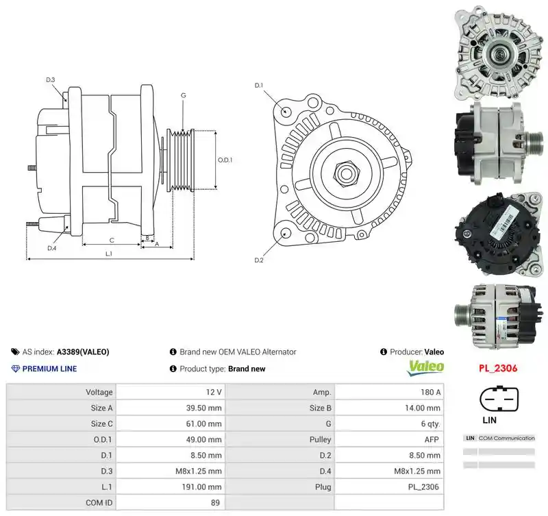 AS-PL A3389(VALEO)