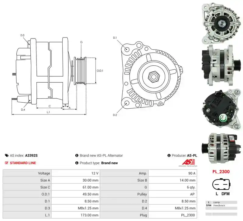 AS-PL A3392S