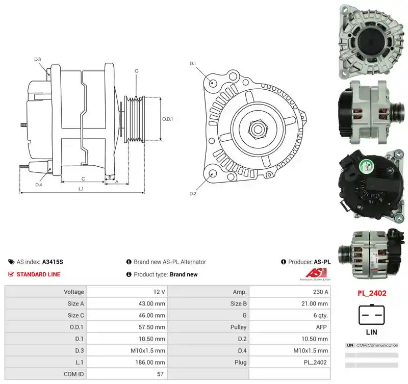 AS-PL A3415S