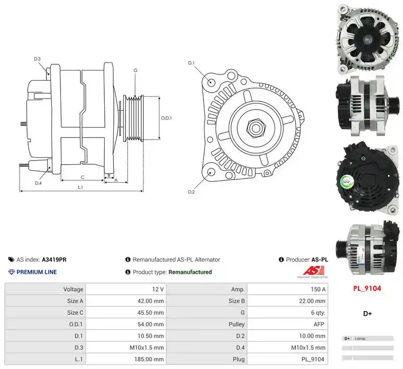 AS-PL A3419PR AS-PL A3419PR