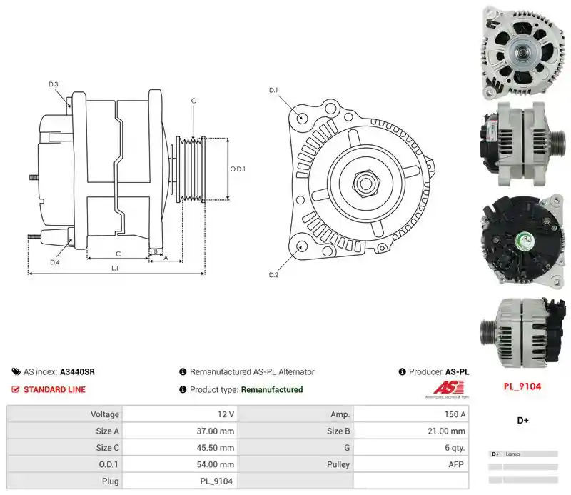 AS-PL A3440SR AS-PL A3440SR