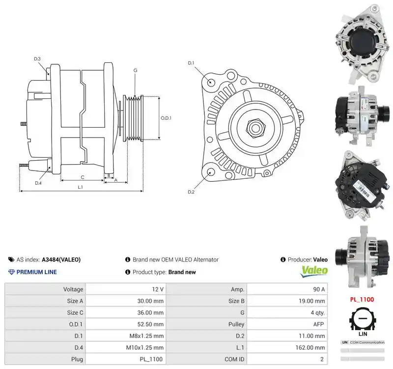 AS-PL A3484(VALEO)